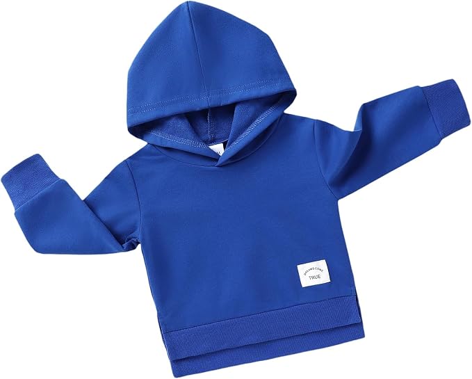 Happy Town Toddler Baby Boy Girl Sweatshirt Hoodie Pullover Fall Outfits Solid by HappyTown