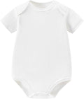 AIWUHE Unisex-Baby Short Sleeve Bodysuits Cotton One-piece Boy Girl Summer by AIWUHE