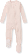 Burt's Bees Baby Girls Organic Cotton, Snug Fit Footed Sleeper Pajamas | by BurtsBeesBaby