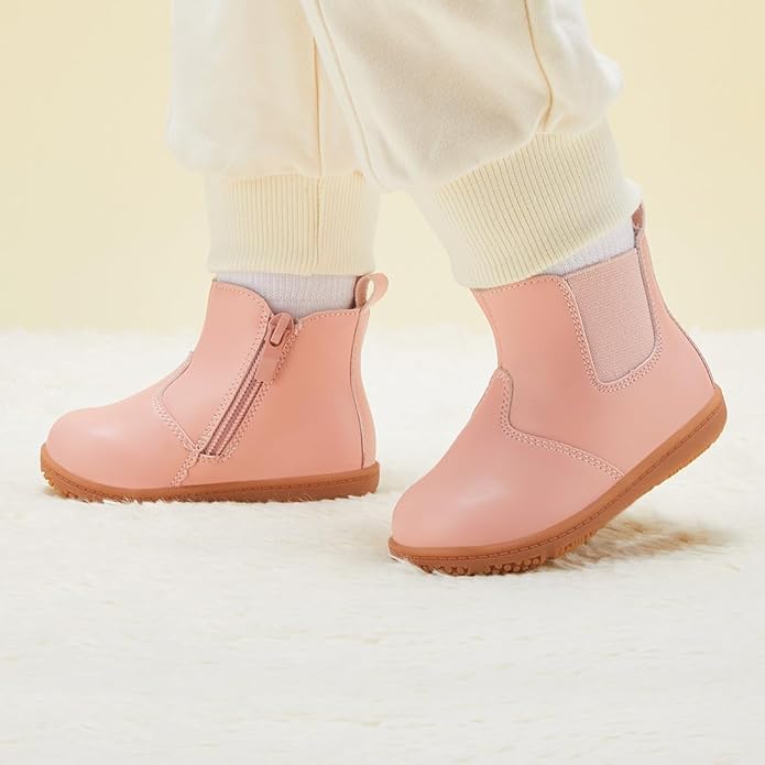 BMCiTYBM Baby Boys Girls Boots Infant Shoes First Walking Booties for All Seasons for 6 9 12 15 18 24 Months