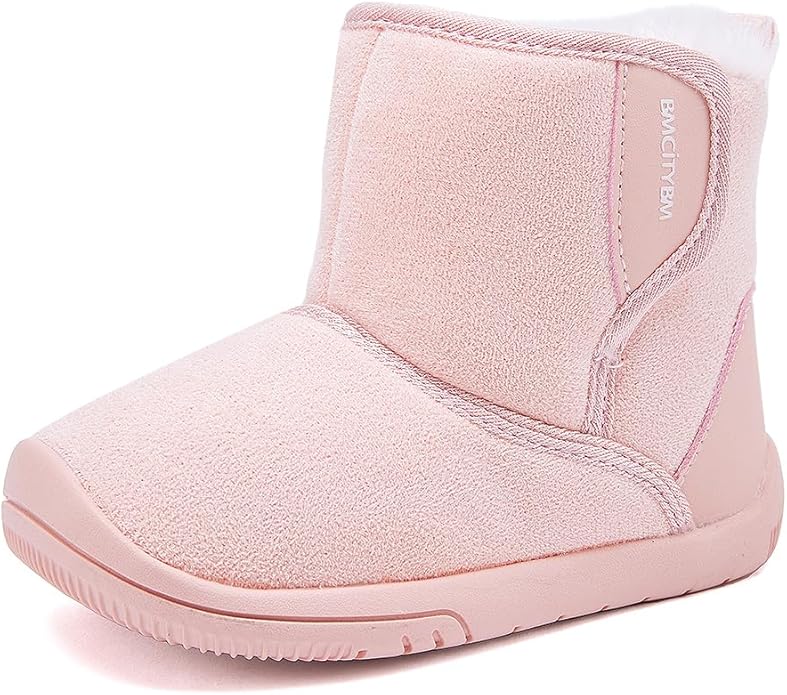 BMCiTYBM Girls Boys Snow Boots Warm Winter Fur Lined Baby Shoes (Infant/Toddler/Little Kid)