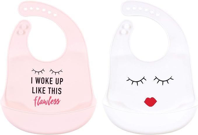 Little Treasure Unisex BabySilicone Bibs - Image 2