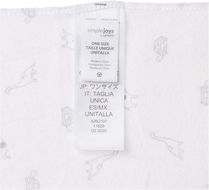 Simple Joys by Carter's Unisex Babies' Flannel Receiving Blankets - Image 4