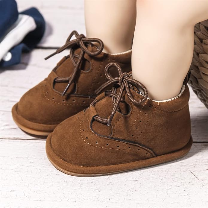 Meckior Baby Booties Newborn Infant Unisex Baby Girls Boys Velvet Rubber - Image 2