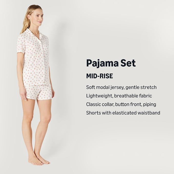 Amazon Essentials x Sofia Grainge Mommy and Me Short Sleeve Pajama Set - Image 2