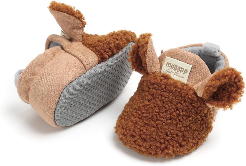 Baby Booties Cozy Fleece Slippers Soft Baby Shoes - Image 5