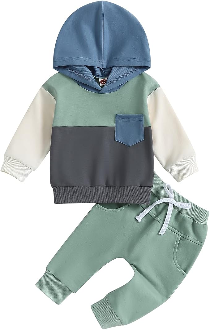 Baby Boy Clothes Infant Hoodie Set Long Sleeve Sweatshirts by LedyChampswiinToddlerBaby