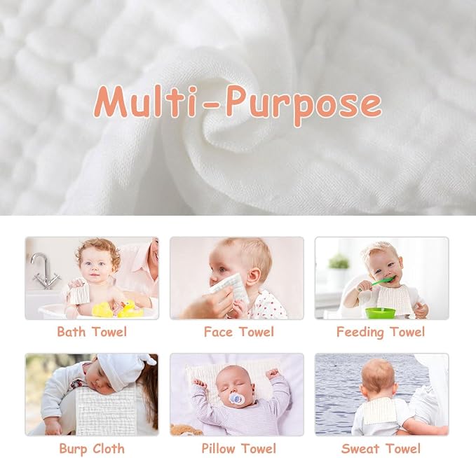 AIDEA Burp Cloths and Washcloths - Image 3