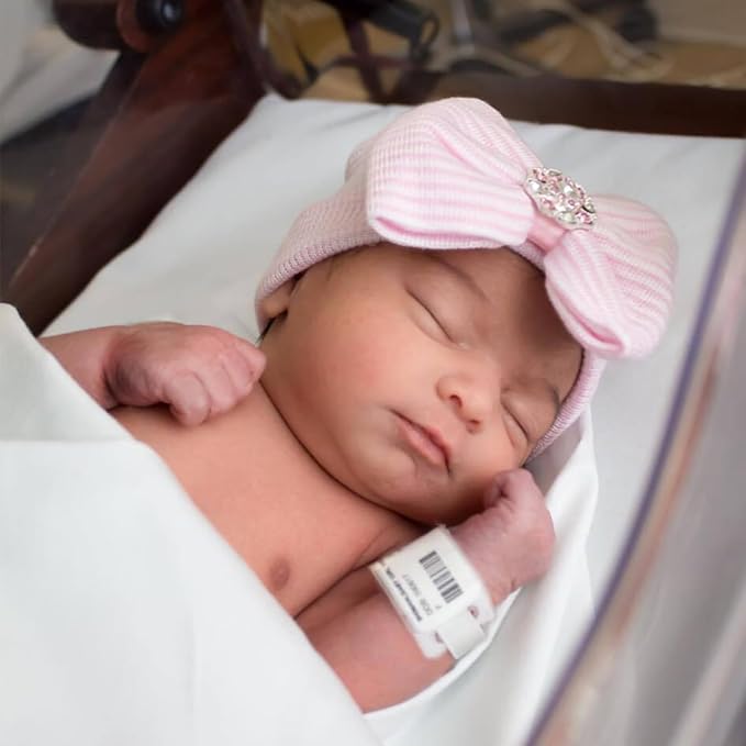 AQOKKA Newborn Baby Girl Hats - Image 6