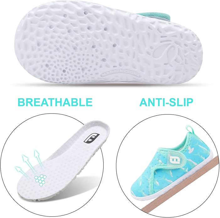 JOINFREE Baby Toddler Water Shoes Boys Girls Sandals Barefoot Kids Breathable Sneakers Shoes for Walking Running