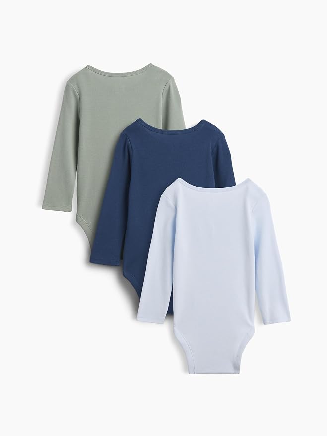 GAP Baby 3-pack Long Sleeve Bodysuit - Image 3
