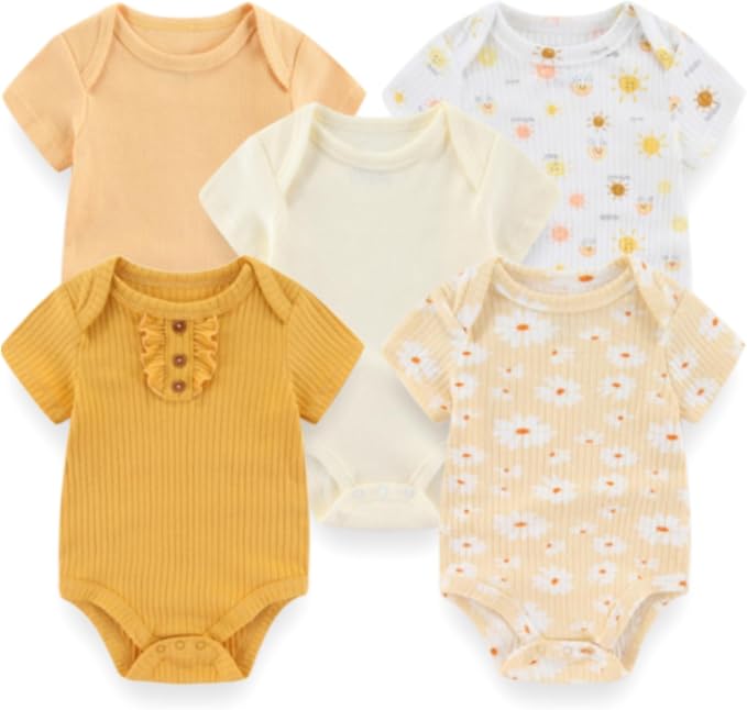 BIGBIGKISS Baby Bodysuit and Pant Set 10Pcs Baby Boy Girl Clothes Outfits | - Image 2