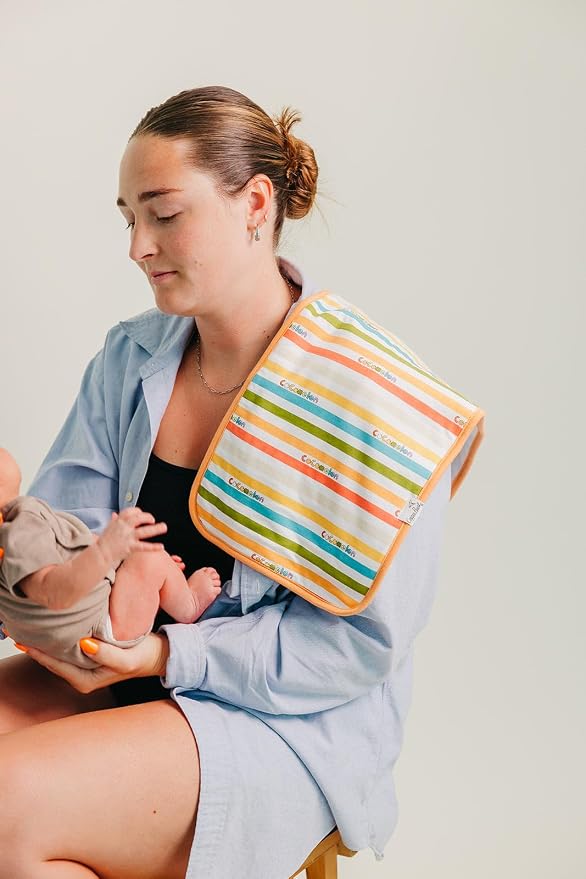 Copper Pearl Baby Burp Cloth Large 21''x10'' Size Premium Absorbent Triple - Image 3