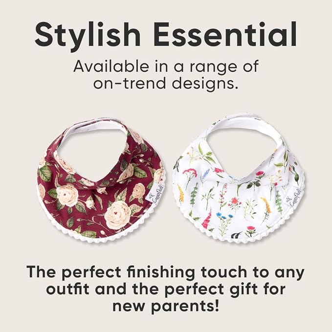 Copper Pearl Baby Bibs 4 Pack & 6 Pack, Bandana Drool Bibs - Image 6