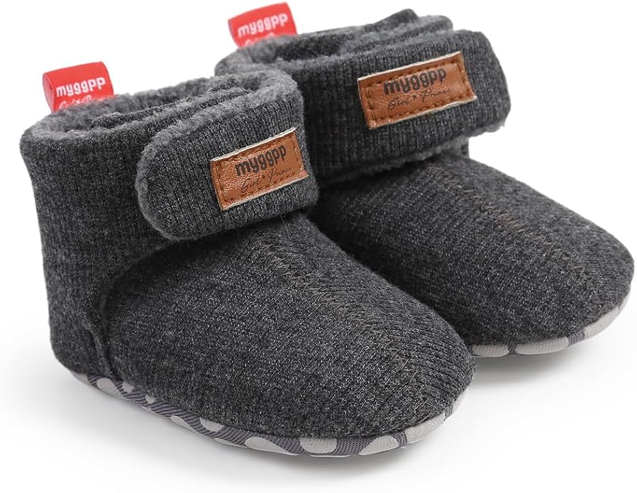 Ohwawadi Infant Baby Slippers Girls Boys Booties Warm Baby Socks Shoes Newborn - Image 7
