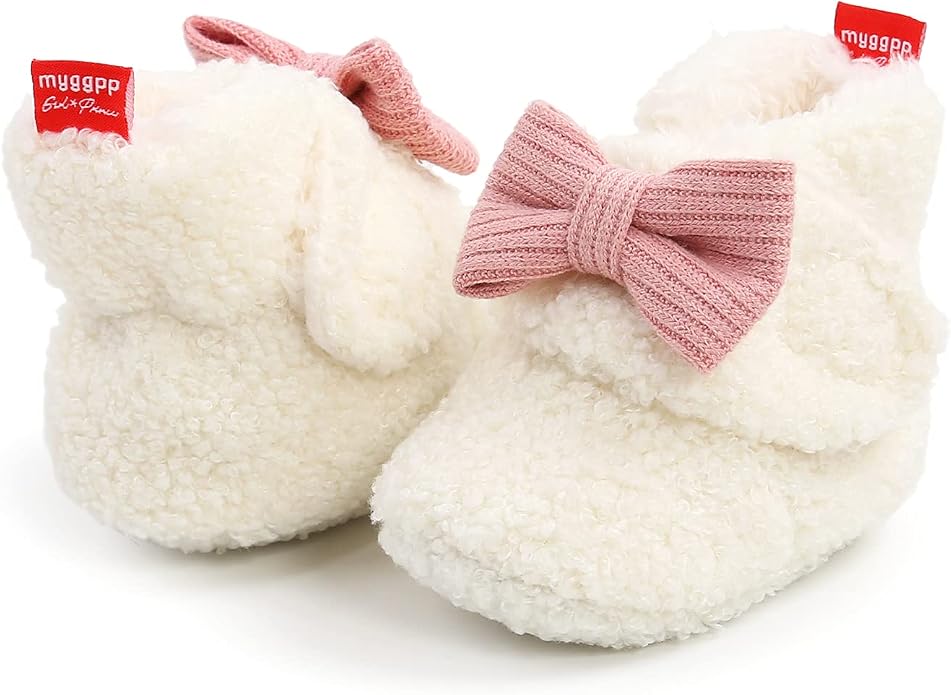 Ohwawadi Infant Baby Slippers Girls Boys Booties Warm Baby Socks Shoes Newborn - Image 6