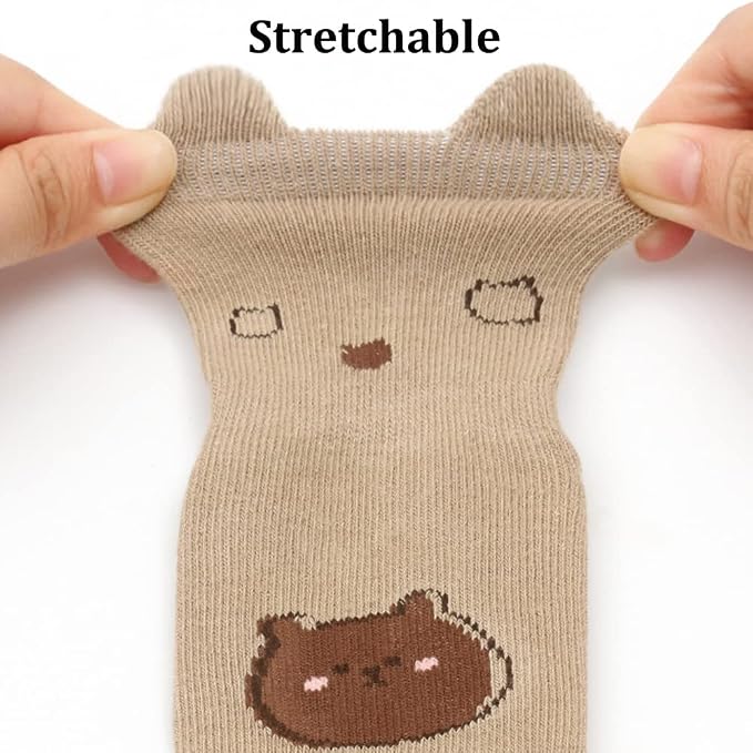 Exegawe Toddler Non Slip Socks, Cute Baby Socks - Image 5
