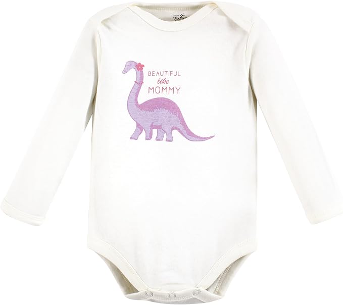 Touched by Nature Unisex Baby Organic Cotton Long-Sleeve Bodysuits - Image 6