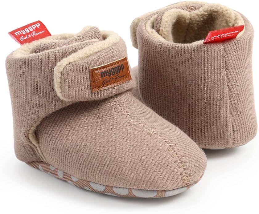 Ohwawadi Infant Baby Slippers Girls Boys Booties Warm Baby Socks Shoes Newborn - Image 8