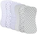 6 Pack Cotton Baby Burp Cloths Extra Absorbent Soft by Gelisite