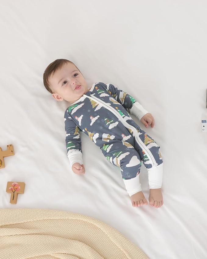 GUISBY Baby Footless Pajamas, Rayon of Bamboo, NB-2T | Rayon of bamboo softness - Image 5