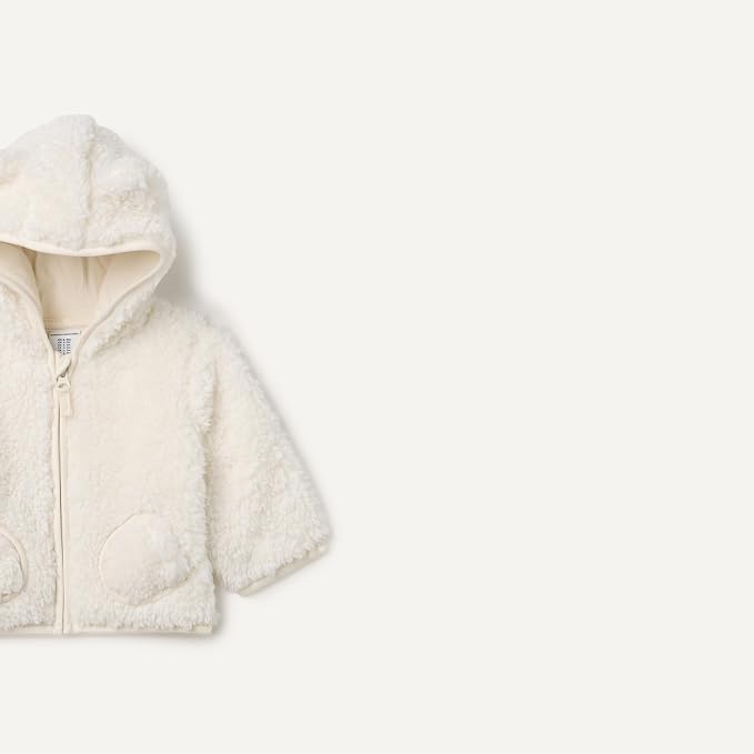 Amazon Essentials Unisex Babies' Hooded Sherpa Jacket - Image 2