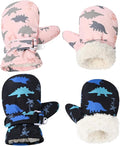 Fleece Lined Mittens for Baby Boys Girls, Baby Toddler Little Kids Winter Warm by Weradau
