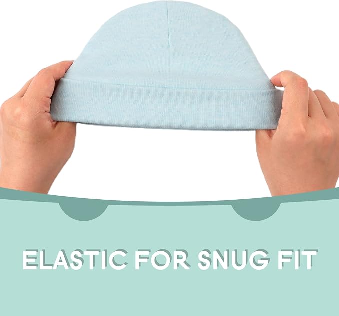 Cotton Newborn Baby Girls Hat Spring Newborn Boys Hat Cute Rabbit Infant Beanie - Image 4