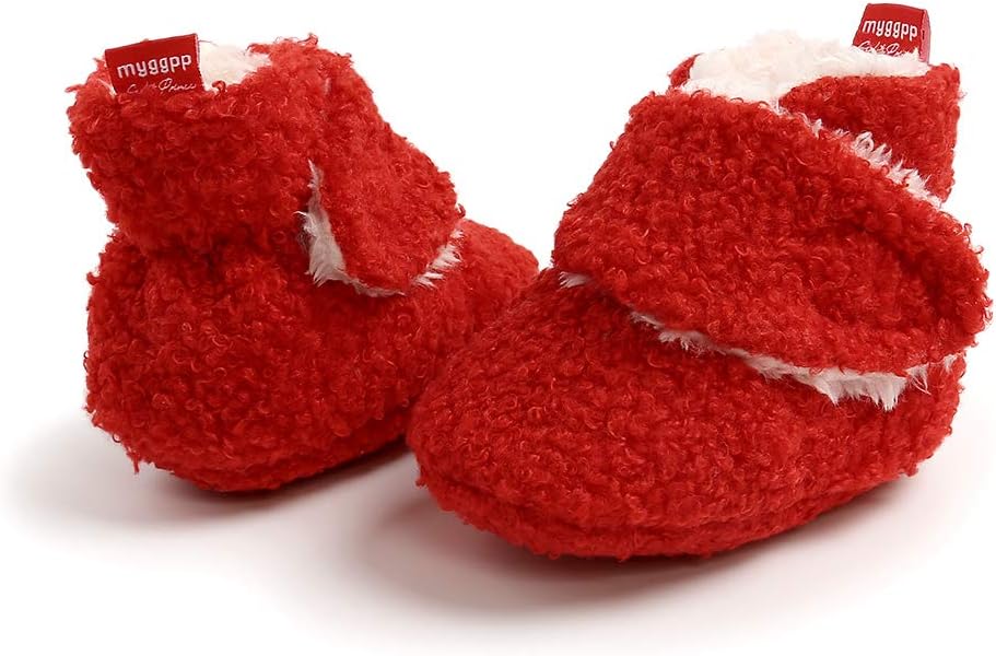 Ohwawadi Infant Baby Slippers Girls Boys Booties Warm Baby Socks Shoes Newborn - Image 5