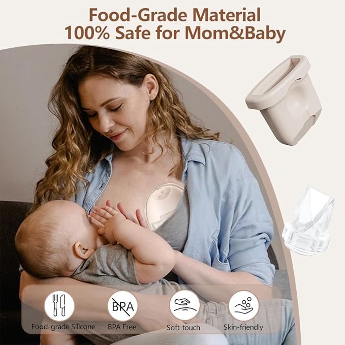 12pcs Breast Pump Parts, 8pcs Duckbill Valves and 4pcs Silicone Diaphragm Compatible with eufy S1 Pro/S1/E10/E20 Wearable Breast Pump, Replace for eufy Pump Parts, Not Original Parts