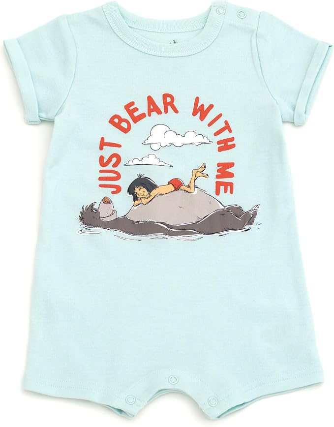 Disney Baby Boys' 2-Piece Romper and Bucket Hat Set Newborn to Infant - Image 3