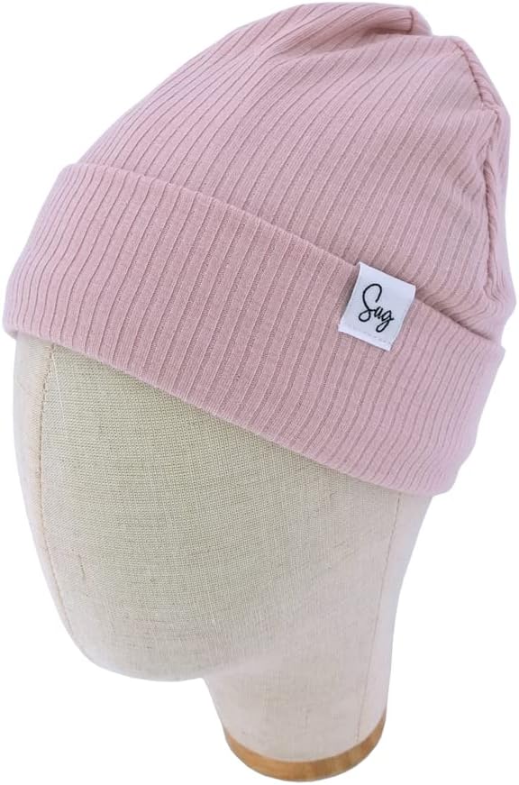 Jersey Beanie Hat for Newborn Baby Boys Girls Silky Satin Lined Hats Bonnet - Image 5