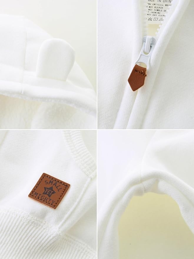 Baby Boy Girl Clothes Zip-Up Hoodies - Image 5