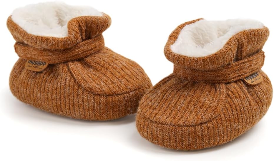 Ohwawadi Infant Baby Slippers Girls Boys Booties Warm Baby Socks Shoes Newborn - Image 6