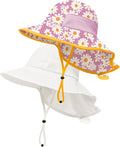 Baby Sun Hat with Neck Flap UPF 50+ by MACOWCF