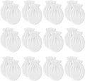 12 Pairs Newborn Baby Mittens, Unisex-Baby No Scratch Mittens, 100% Cotton by Ycvipo