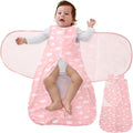 Baby Swaddle Sleep Sack, 1.0 Tog New-Parent-Friendly Swaddle | 6-12 Months Baby by Lilbestie