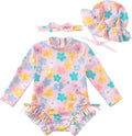 Renotemy Baby Swimsuit Girls One-Piece Swimwear Baby Beach Essentials 3M-3T by Renotemy