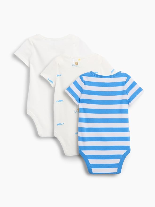 GAP Baby 3-pack Short Sleeve Bodysuit - Image 2