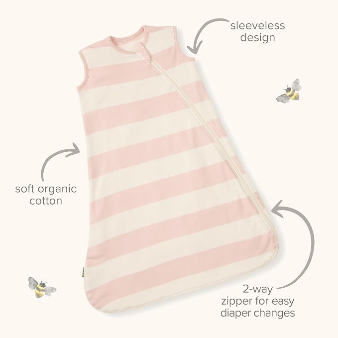 Burt's Bees Baby Baby Organic Beekeeper Infant Wearable Blanket, Unisex Swaddle - Image 5