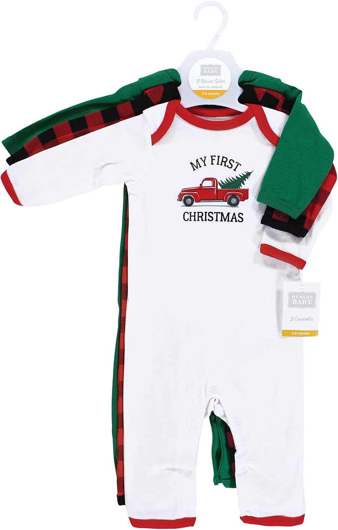 Hudson Baby unisex-child Cotton Coveralls - Image 2