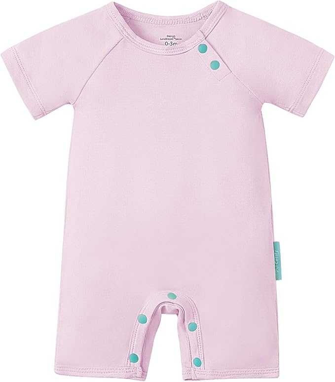 PurComfy SuperSoft Bamboo Viscose Baby Romper, Short Sleeve | One-piece Summer by PurComfy