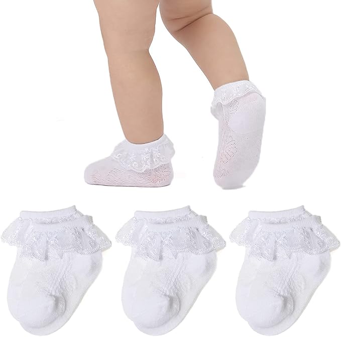 Marchare Baby Lace Socks 3 Pack by Marchare