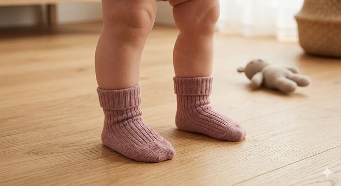 Little Me Baby Socks 16 Pairs | 61% Organic Cotton | Sizes 0-12M & 12-24M | - Image 4