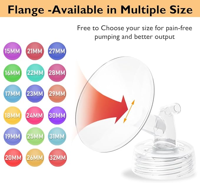 24mm Flange and Duckbill Valve Compatible with Spectra S1 Spectra S2 Spectra9 Plus Synergy Gold Breast Pump, Spectra Pump Parts S2 Parts S2 Accessories Replacement