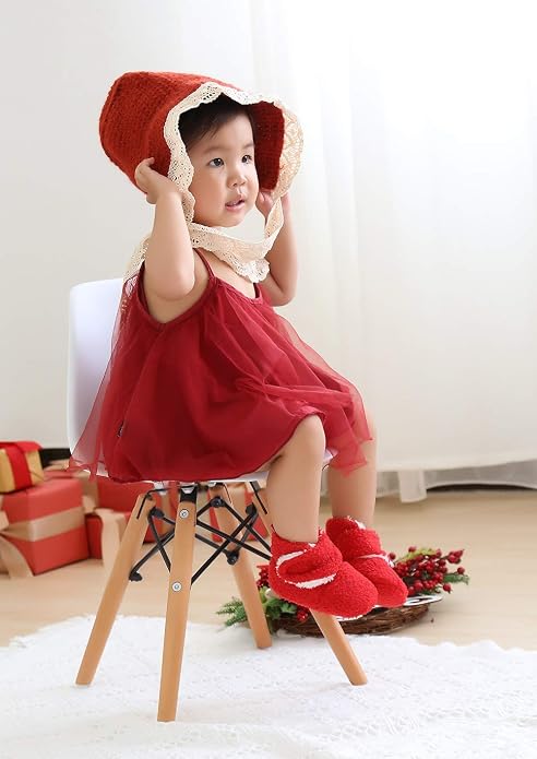 Ohwawadi Infant Baby Slippers Girls Boys Booties Warm Baby Socks Shoes Newborn - Image 3