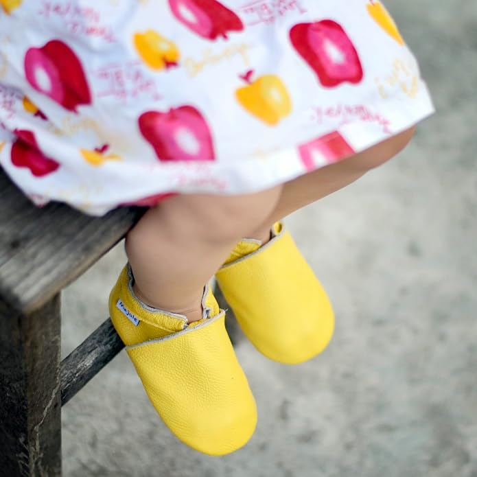 Mejale Baby Infant Toddler Shoes Slip-on Soft Sole Leather Moccasins Pre-Walkers - Image 2