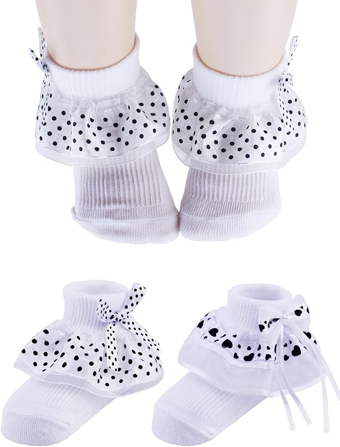 PrinceSasa Little Baby Girl Princess Lace Ruffles Socks Set by PrinceSasa