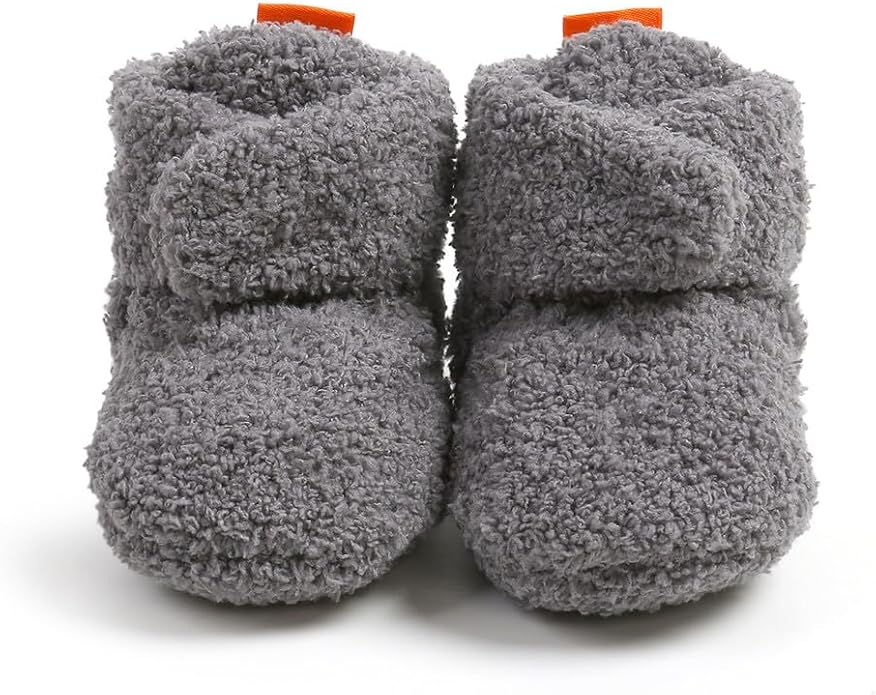Baby Booties Cozy Fleece Slippers Soft Baby Shoes - Image 7