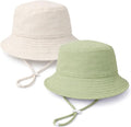 Baby Sun Hat Infant Toddler Summer Cotton Yarn Bucket Hat by DANMY